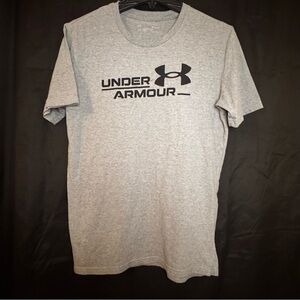 Men’s Small Under Armour Light Gray Short Sleeve Tee